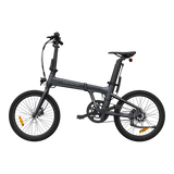 Hopfällbar elcykel ADO A20 AIR, grå