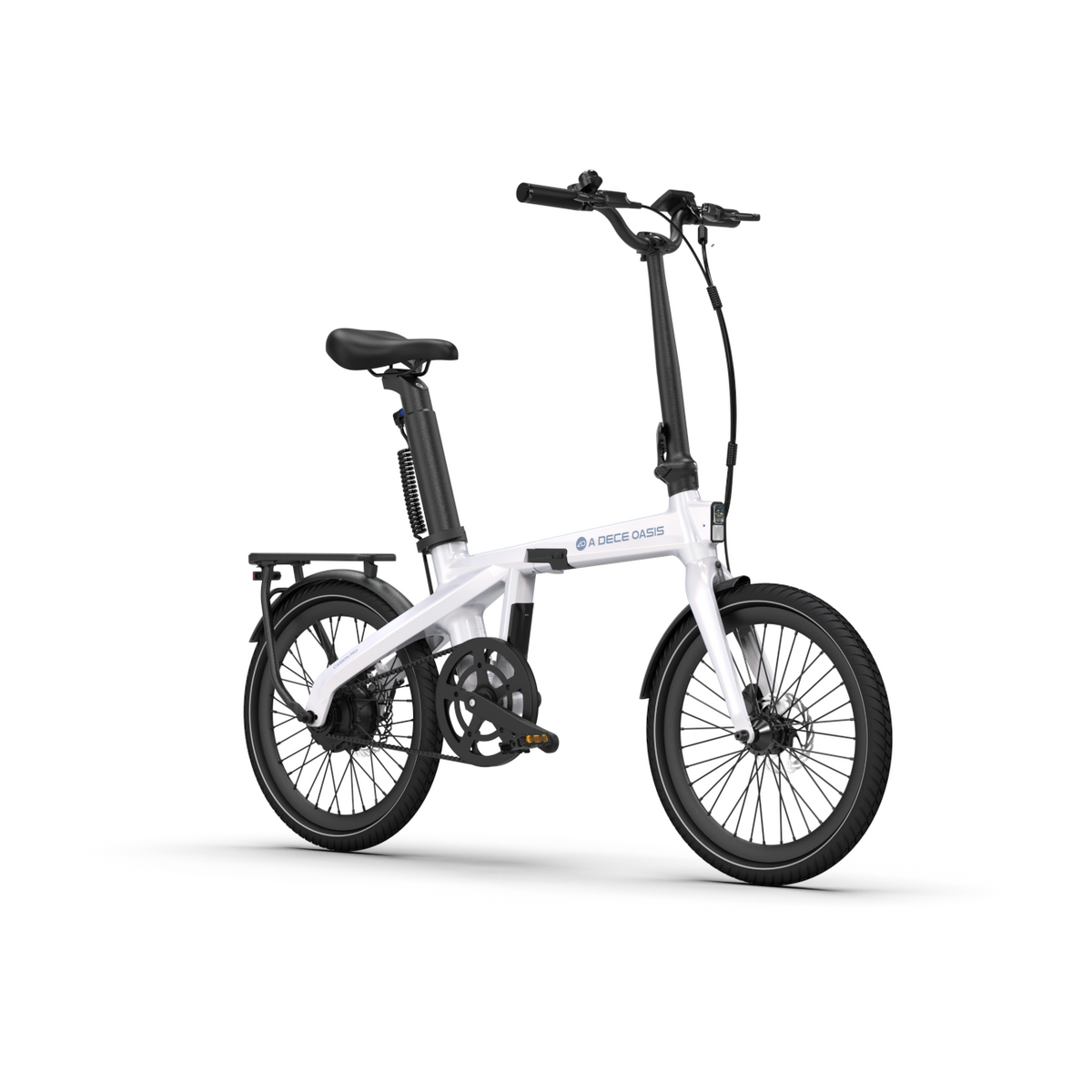 Sammenklappelig elcykel ADO Air Carbon PRO, hvid