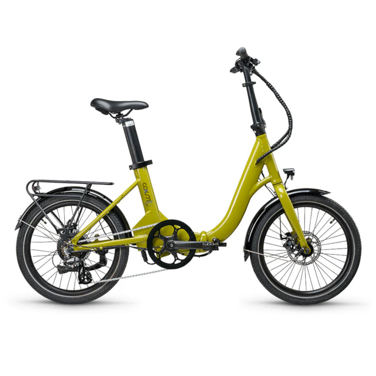Hopfällbar elcykel COAST Jifo Light, Honey