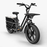 El-lastcykel FIIDO T2 Longtail Cargo, Grå