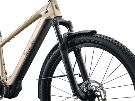 Detaljbild av komponenter på LIV Tempt E+ EX elcykel