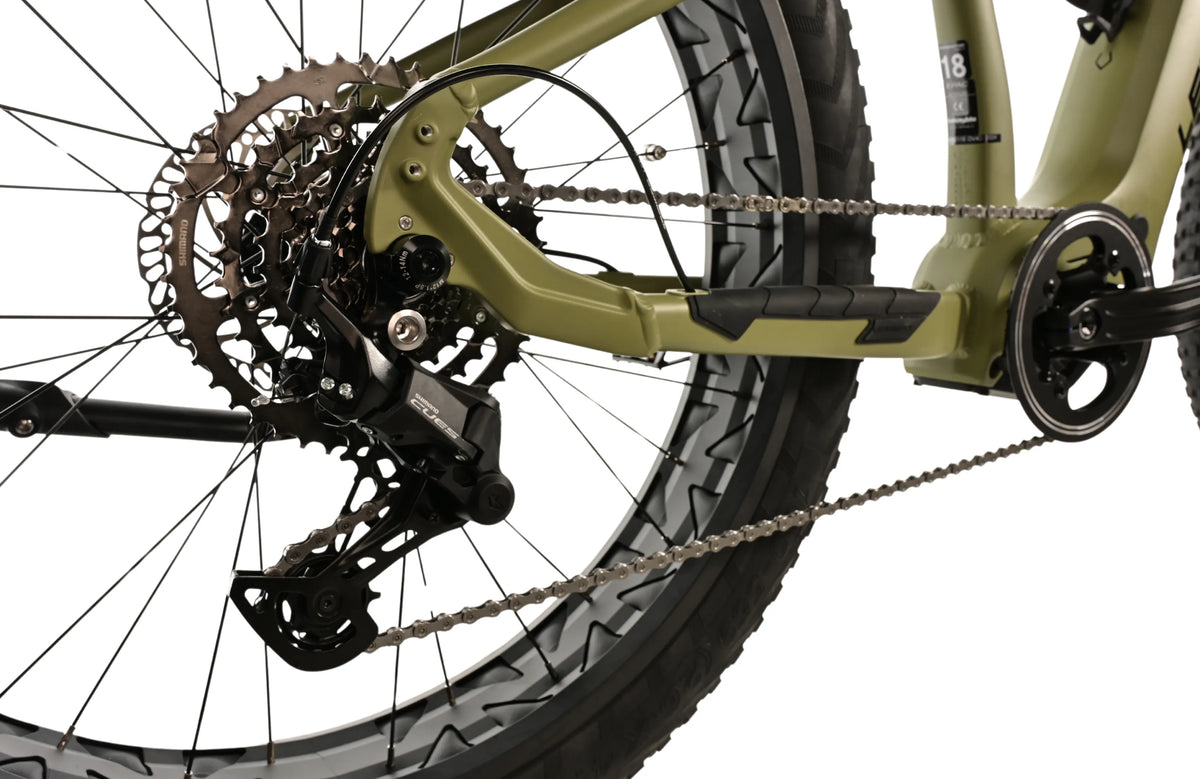 El-fatbike LEADER FOX Braga 26": Grøn