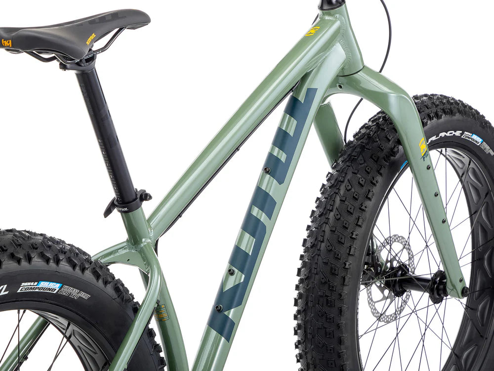 Fatbike KONA Woo, 26" Gloss Metallic (Grön)