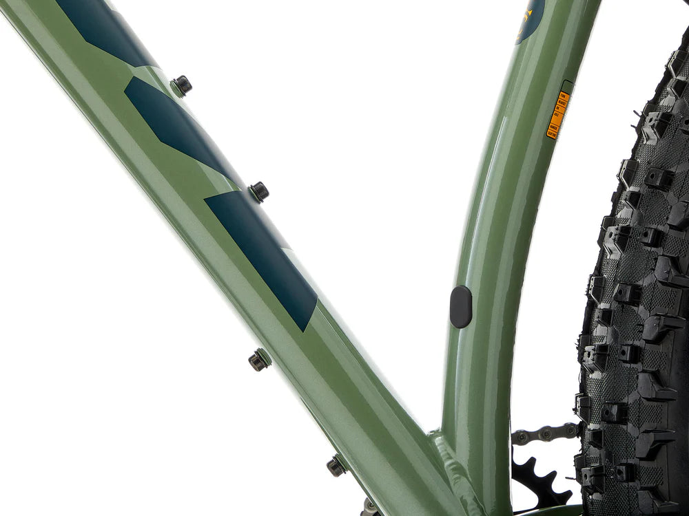 Fatbike KONA Woo, 26" Gloss Metallic (Grön)
