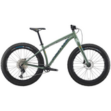 Fatbike KONA Woo, 26" Gloss Metallic (Grön)