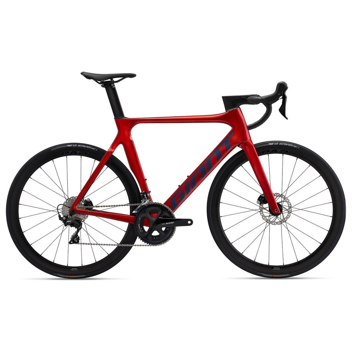 Cykel Giant Propel Advanced 2 Disc, Grenadine