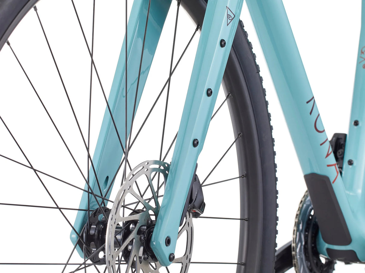 Gravelbike KONA Ouroboros CR/DL, Gloss Harbor Gray (Green)