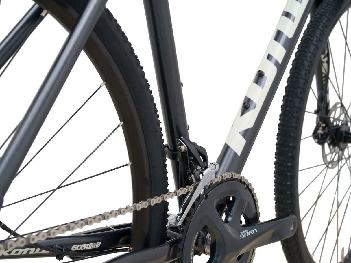 Gravelcykel KONA Rove AL/DL (2025) Satin Metallic Black
