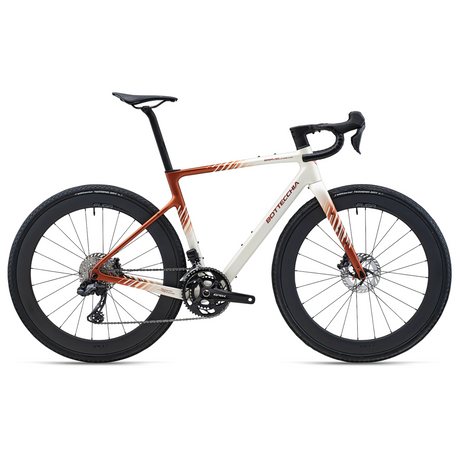 Gravelcykel BOTTECCHIA Gravel Overland GRX825 Di2 24v 08 Bianco Marrone