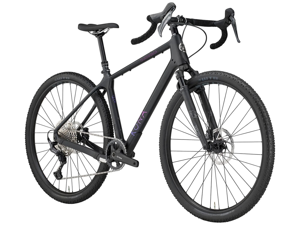 Gravelcykel KONA Ouroboros CR, mat kulfiber
