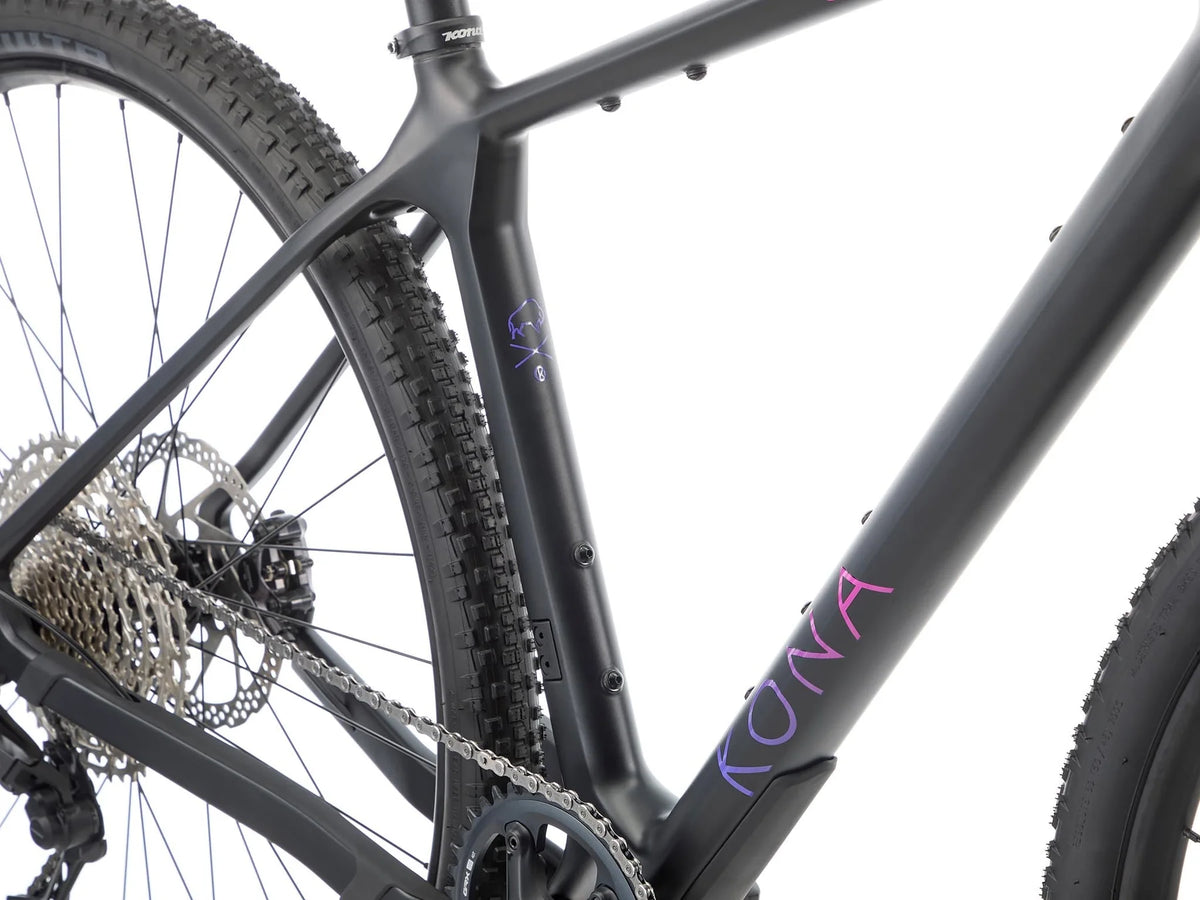 Gravelcykel KONA Ouroboros CR, mat kulfiber