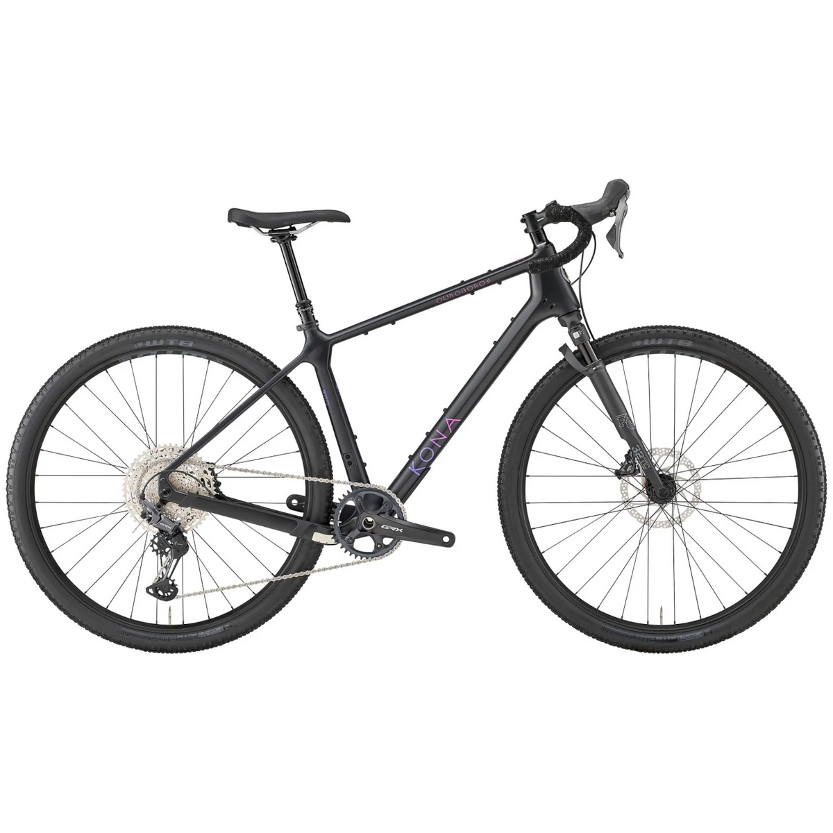 Gravelcykel KONA Ouroboros CR, mat kulfiber
