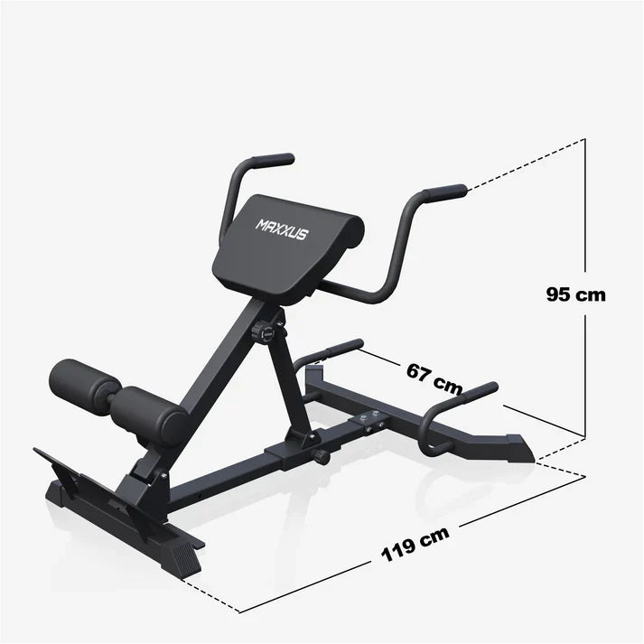 Ryg og Lændebænk MAXXUS Hyperextension Advanced