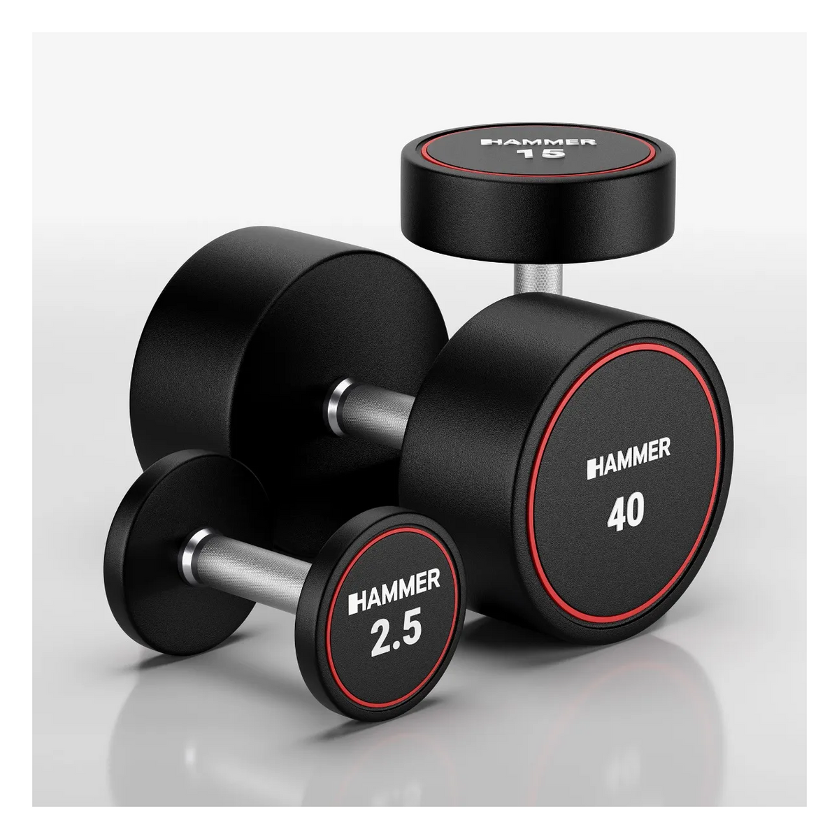 Hantel HAMMER Compact Dumbbell PU 35 kg