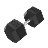 Hantel TUNTURI Platinum Hex Gummibelagd Hantel, 42,5 kg