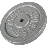 VÆGTSKIVER IRON SILVER 0,5–30 KG
