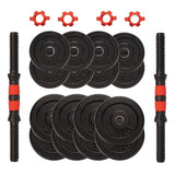 Håndvægte 25 mm Støbejern 2x10 kg 2x15 kg