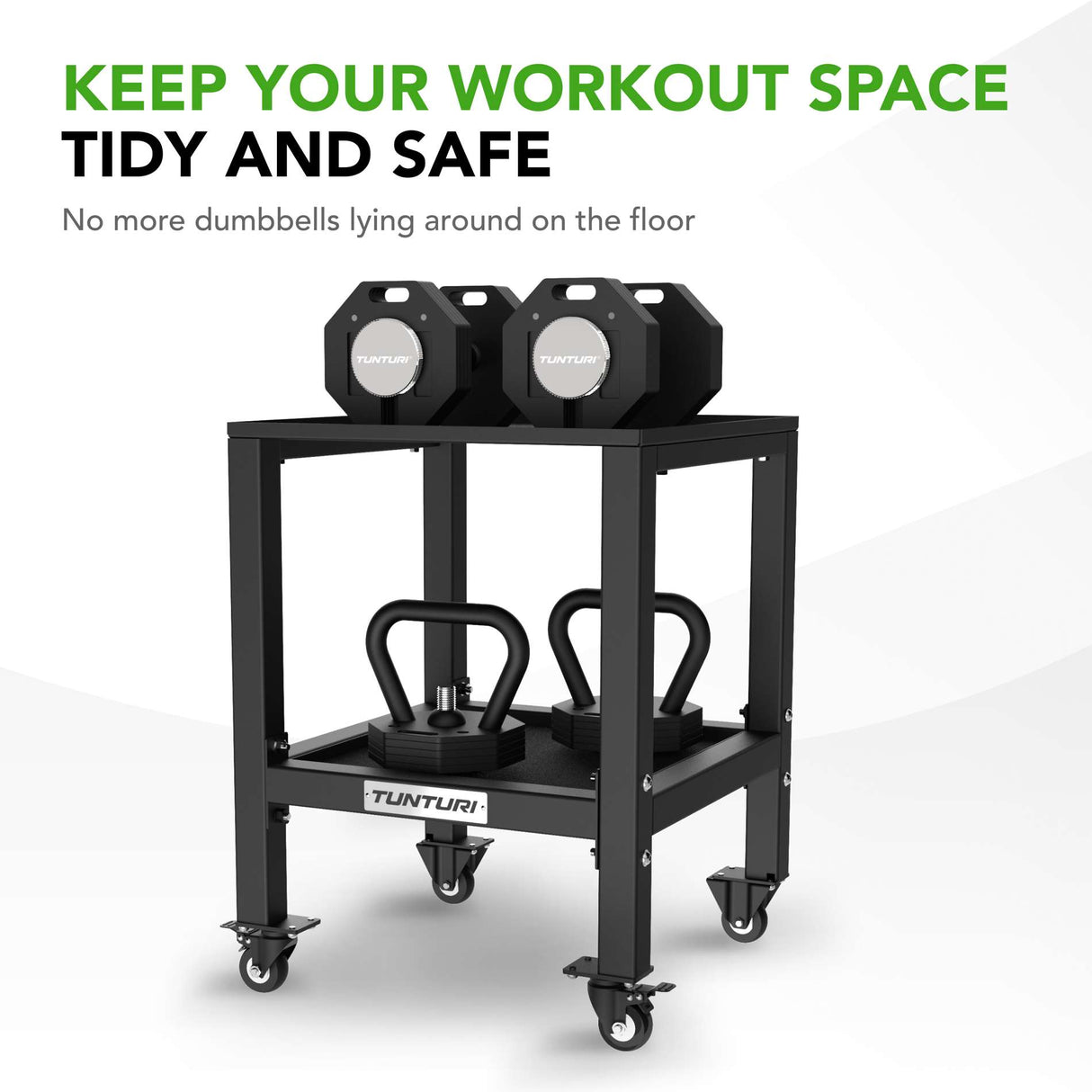 TUNTURI Rapid Adjustable Dumbbell Stand