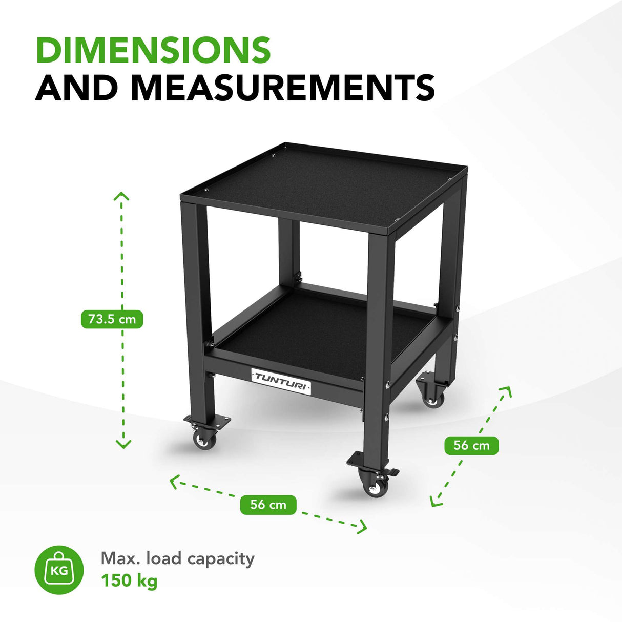 TUNTURI Rapid Adjustable Dumbbell Stand