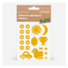 Reflexklistermärken för barn BOOKMAN Reflective Adventure Stickers, Yellow