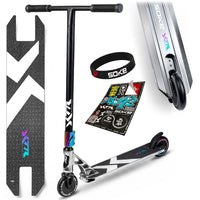 Stuntscooter SOKE XTR, silver-svart