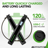 Hopprep TUNTURI Smart Jump Rope med display och app