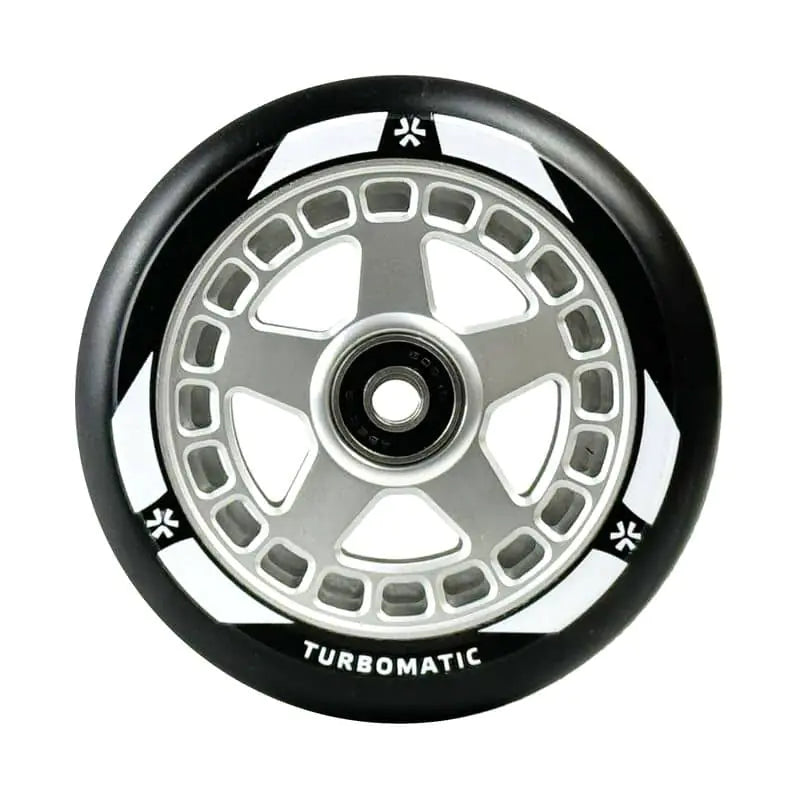 Scooterhjul Union Turbomatic V2 Pro Løbehjulshjul 110mm Sort/Sølv