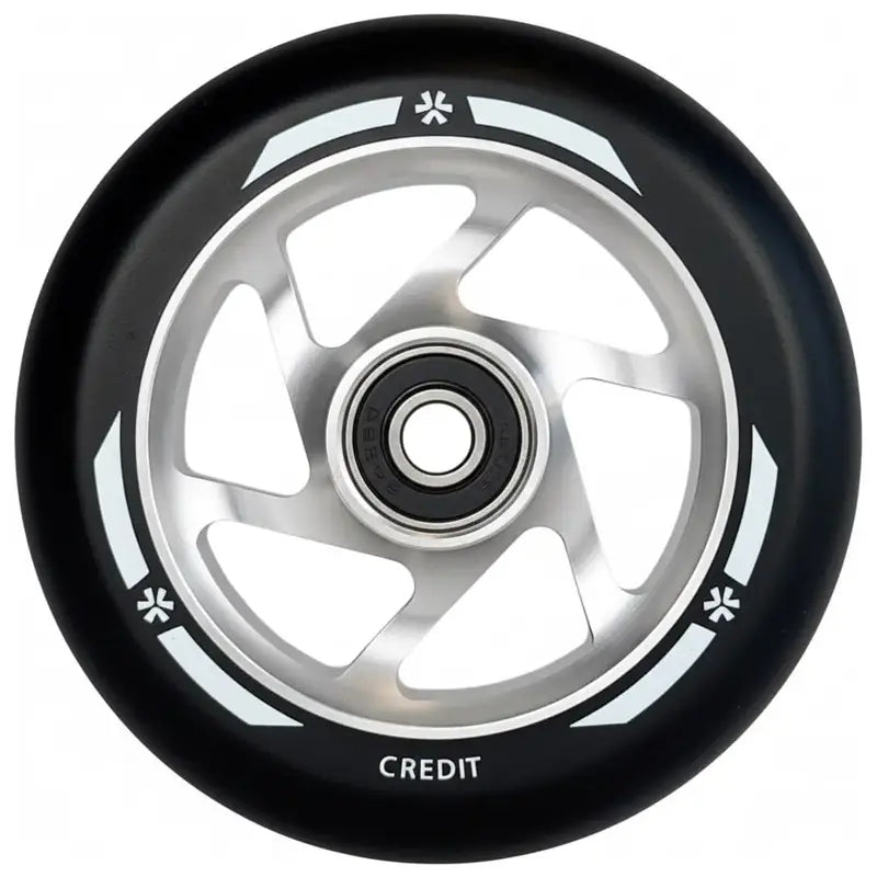 Scooterhjul Union Credit V2 Pro Scooter Wheel 100mm Raw/Black