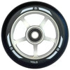 Hjul till sparkcykel Union Yolo Pro Scooter Wheel 100mm Raw/Black
