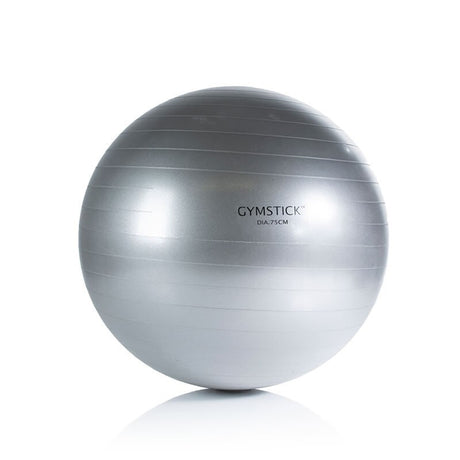 Træningsbold GYMSTICK Fitness Ball 75 cm, grå