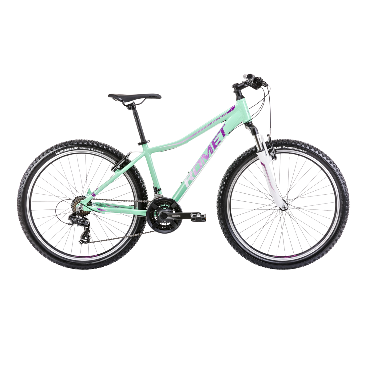 Cykel ROMET Jolene 6.1, 26" grön-lila