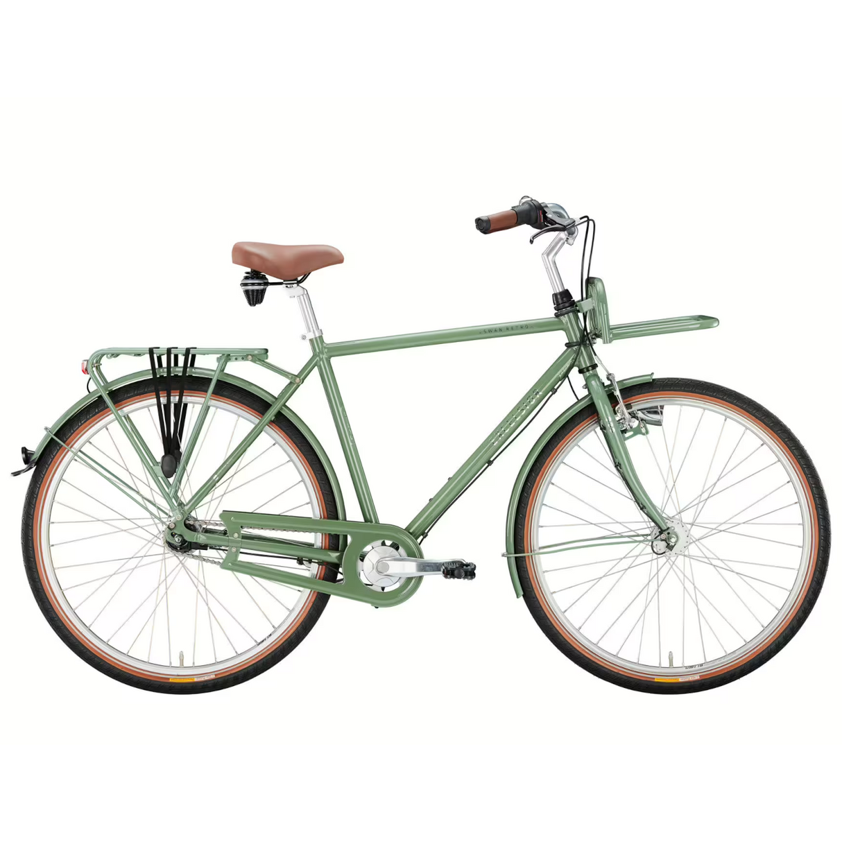 Cykel EXCELSIOR Swan Retro FT Alu, Khaki