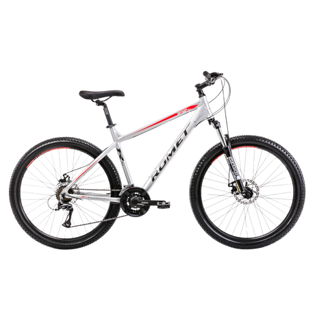 Cykel ROMET Rambler R7.1, 27.5" silver-röd