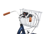Bicycle ROMET Art Deco Lux, with front basket, blue