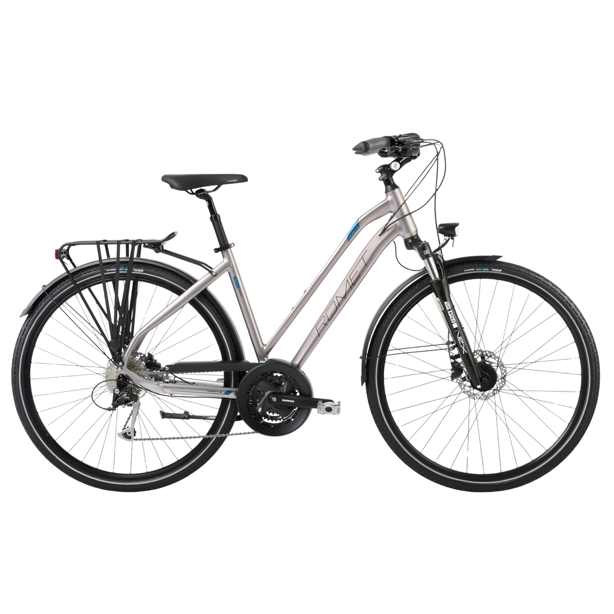 Cykel ROMET Gazela 8, gråblå