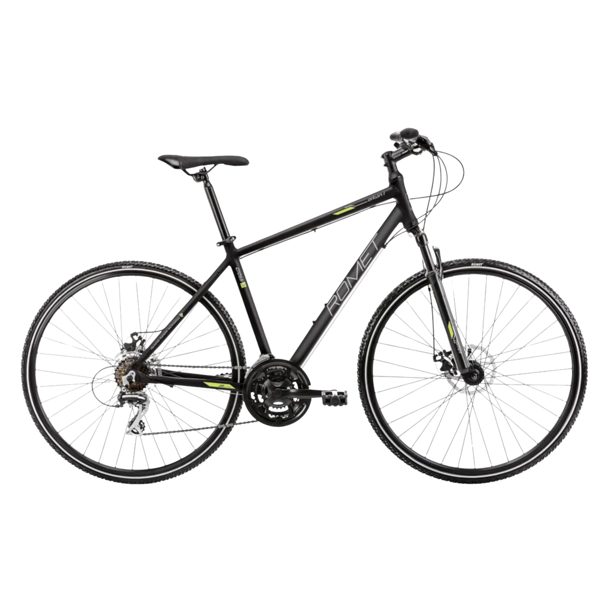 Cykel ROMET Orkan 1 M, sort-grøn