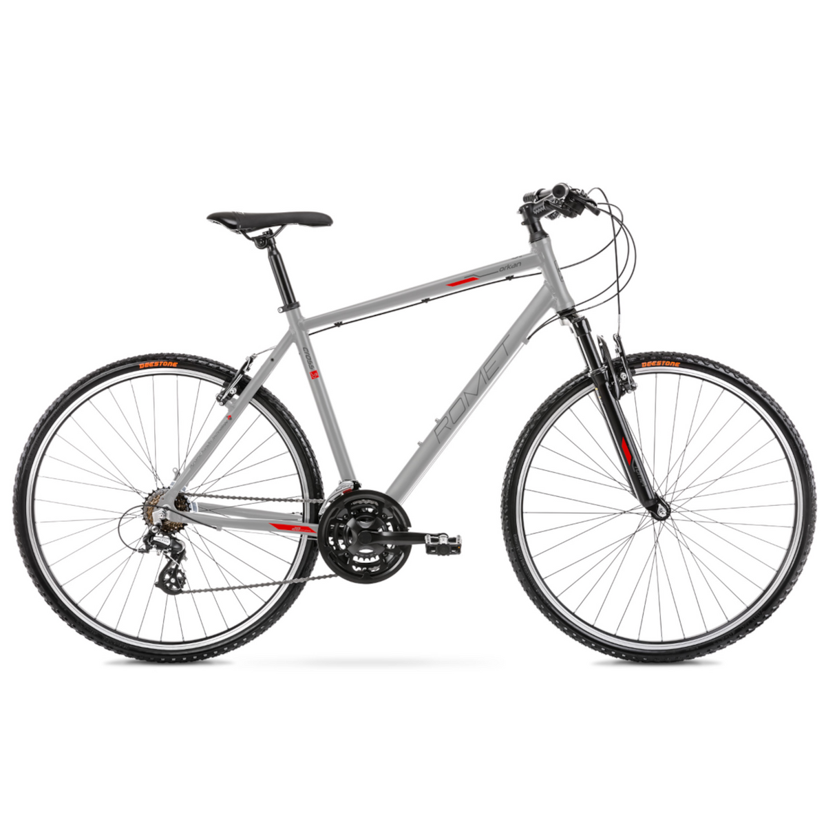 Cykel ROMET Orkan M, grå-röd