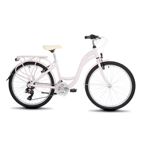 Flickcykel ROMET Panda 1, 24" lila-vit