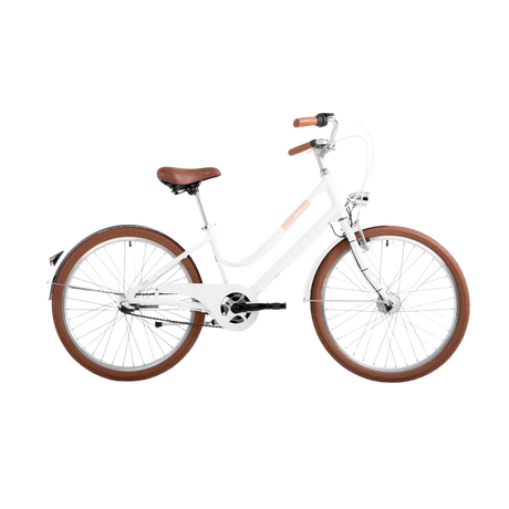 Pige-cykel ROMET Panda 2, 24" hvid-beige