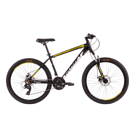 Ungdomscykel ROMET Rambler R6.2, 26" 17" M, sort-gul
