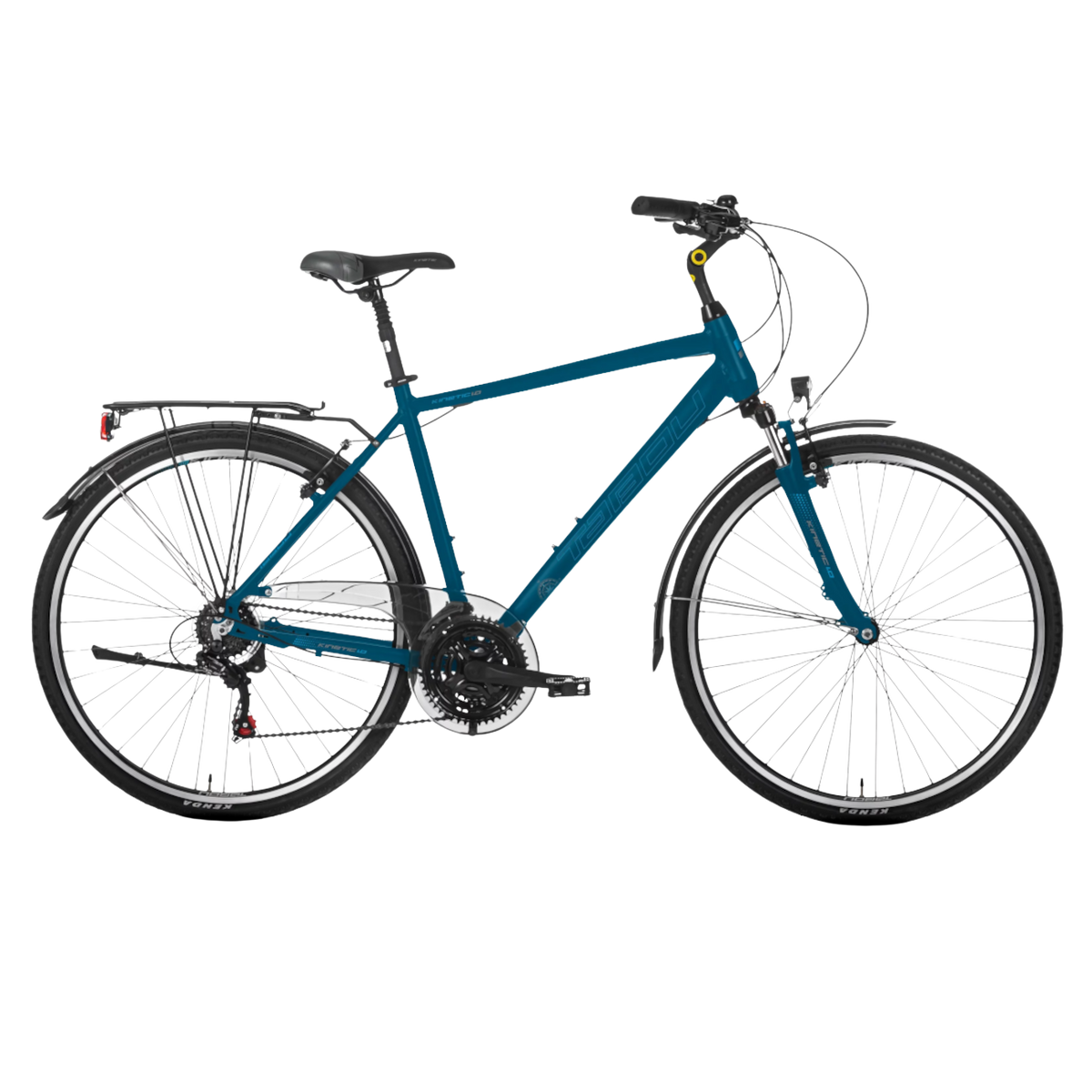 Herrecykel TABOU KINETIC 1.0, 28" sort-grøn