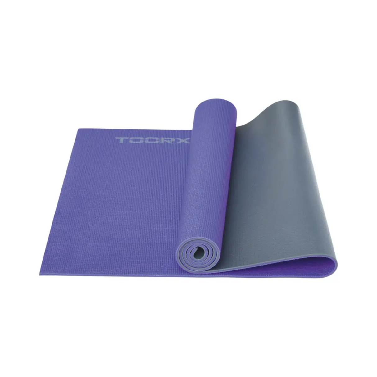 Yogamatta TOORX Yoga Mat, lila-grå