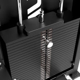 TUNTURI Platinum - Dubbel Rygg/Mag-kombination - Selectorized - V-Series