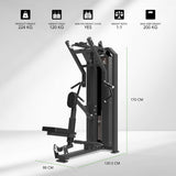TUNTURI Platinum - Sittande roddmaskin - Viktmagasin - V-Series
