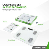 TUNTURI SC30 Smart Scale med app, vit