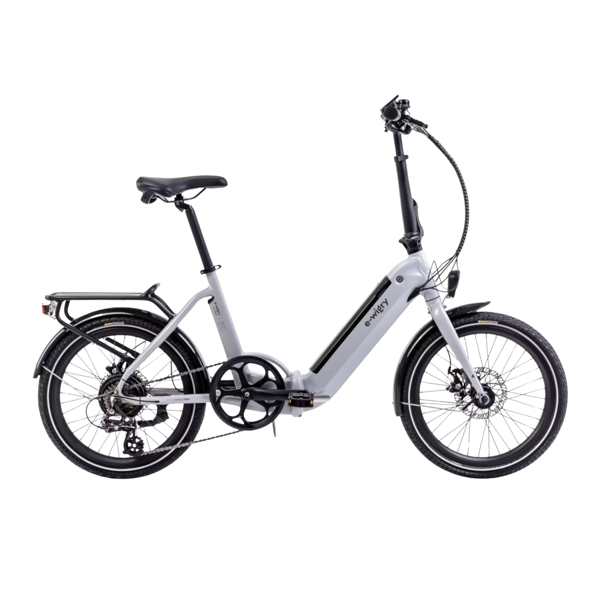 Hopfällbar elcykel ROMET E-Wigry 1.0, silver
