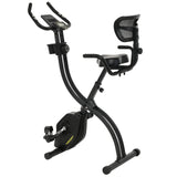 Hopfällbar motionscykel CHRISTOPEIT S-Bike Velo Fit, svart