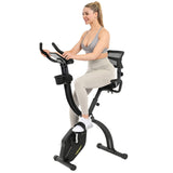 Hopfällbar motionscykel CHRISTOPEIT S-Bike Velo Fit, svart