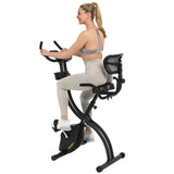 Hopfällbar motionscykel CHRISTOPEIT S-Bike Velo Fit, svart