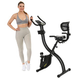Hopfällbar motionscykel CHRISTOPEIT S-Bike Velo Fit, svart